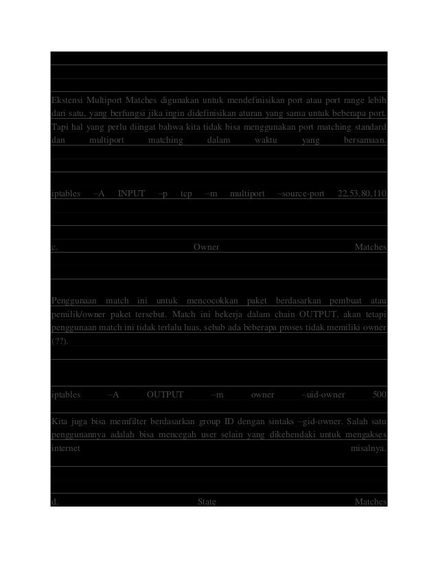 Belajar Iptables