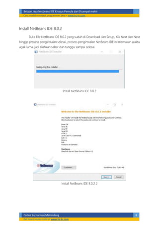 Belajar netbeans java pemula dari 0 sampai mahir | PDF