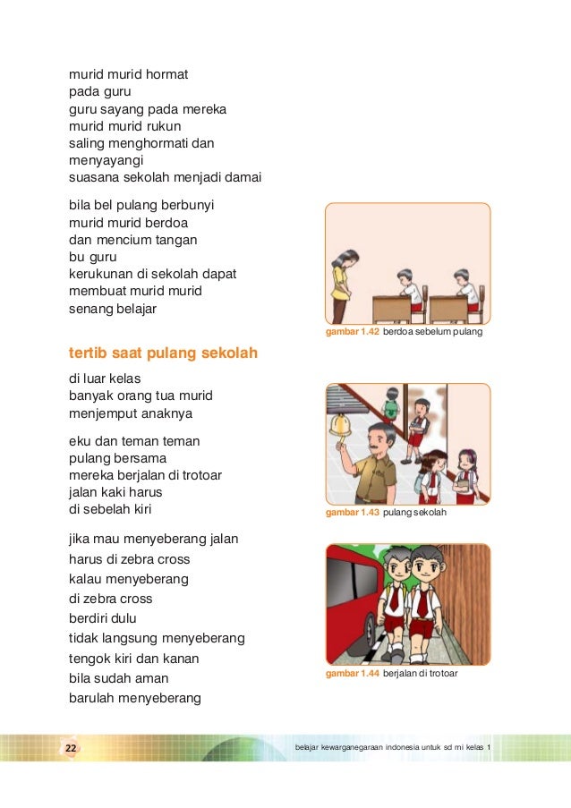 Belajar kewarganegaraan indonesia kelas 1