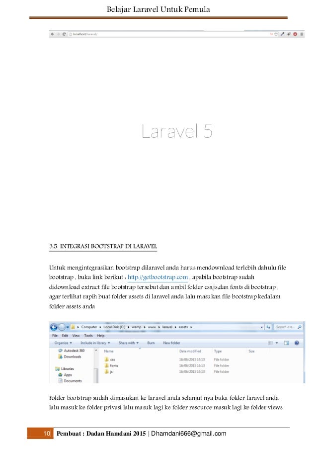 Belajar laravel untuk pemula