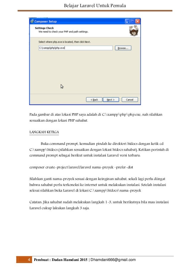 Belajar laravel untuk pemula