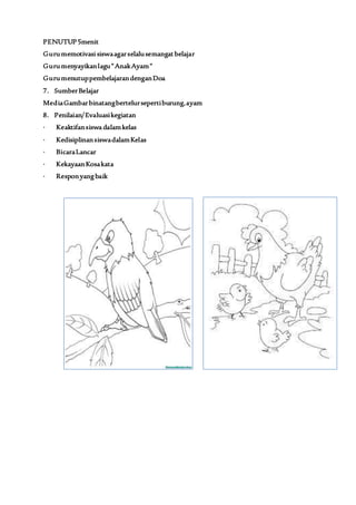 Buat Rkh Belajar membuat rkh anak tk | DOCX