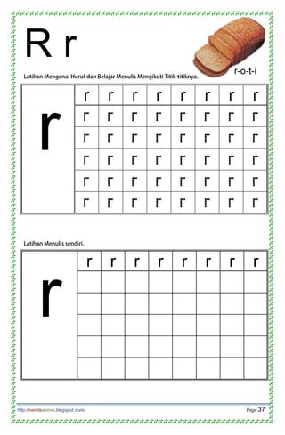 BELAJAR MENGENAL dan MENULIS HURUF ABC | PDF
