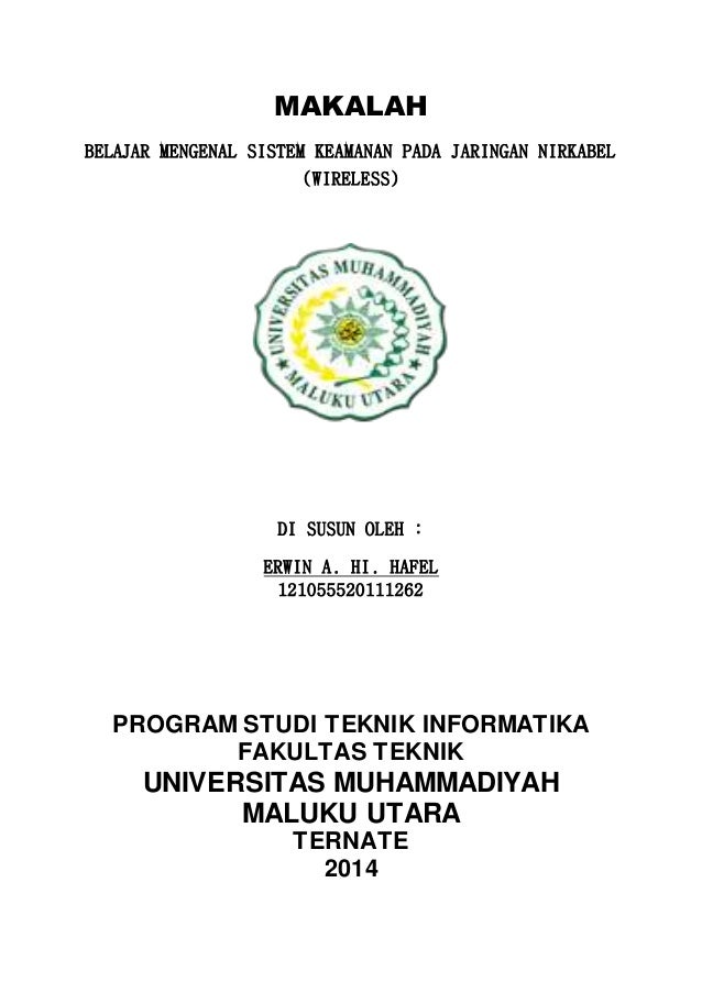 Belajar Mengenal Sistem Keamanan Pada Jaringan Nirkabel Wireless