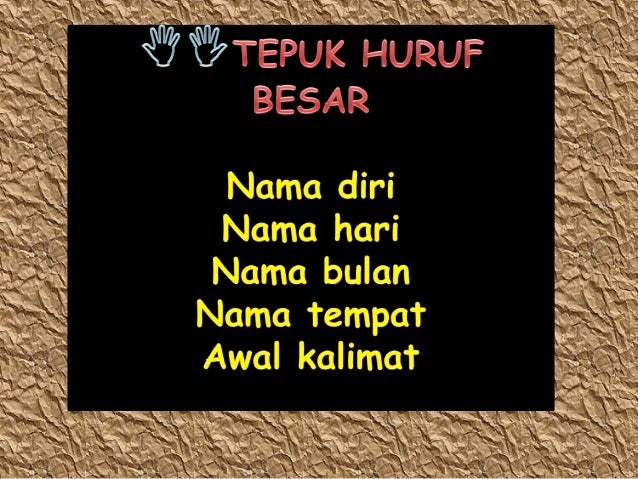 Belajar menggunakan huruf kapital kelas 2 sd