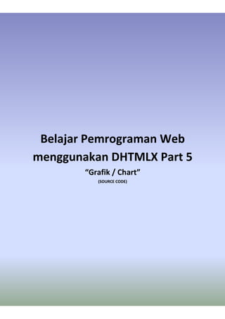 Belajar Pemrograman Web
menggunakan DHTMLX Part 5
“Grafik / Chart”
(SOURCE CODE)
 