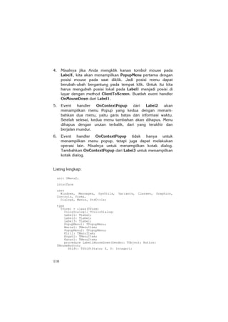 Belajar pemrograman borland delphi 7 [the-xp.blogspot.com] | PDF