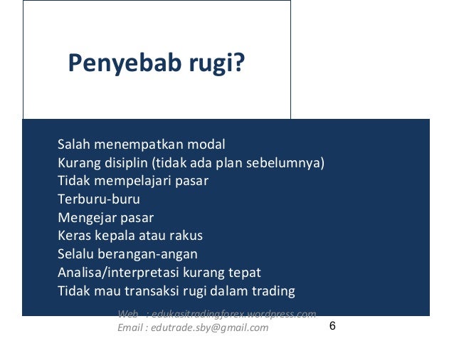 Forex selalu rugi