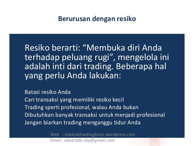 Belajar psikologi trading forex