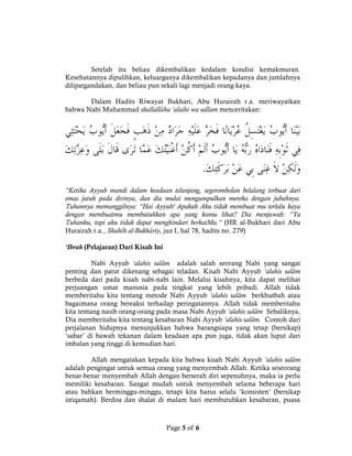 Belajar sabar dari nabi ayyub a