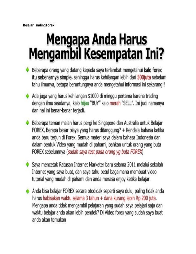 Belajar forex trading demo