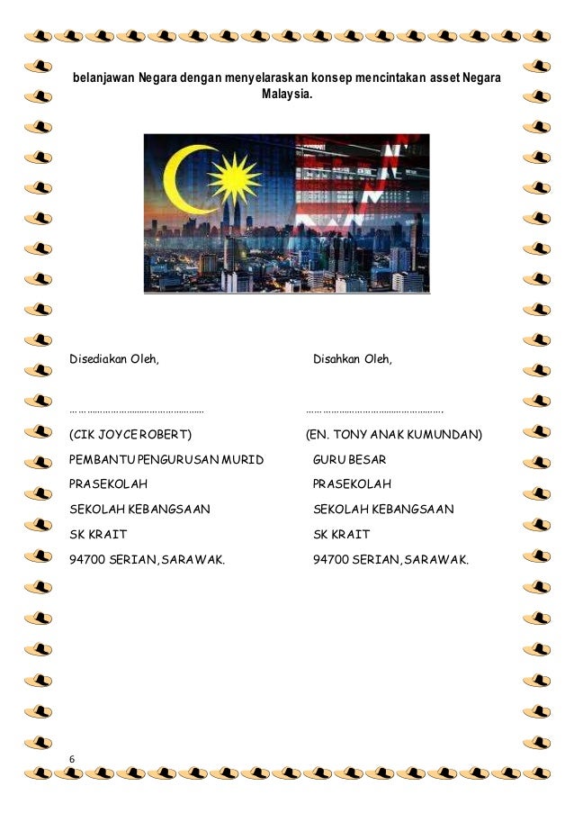 Belanjawan Bantuan Pcg Prasekolah 2018