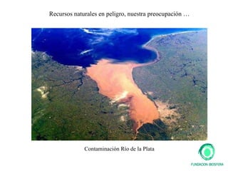 Recursos naturales en peligro, nuestra preocupación … Contaminación Río de la Plata 