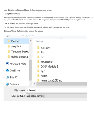 computer training document for computer literacy.docx