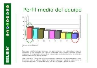 Perfil medio del equipo
 
