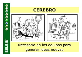 CEREBRO




Necesario en los equipos para
   generar ideas nuevas
 