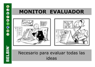 MONITOR EVALUADOR




Necesario para evaluar todas las
             ideas
 