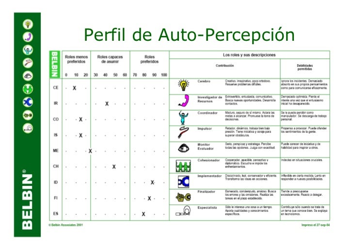 Metodología Belbin De Roles De Equipo