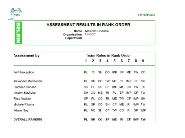 Free belbin questionnaire pdf - twgase