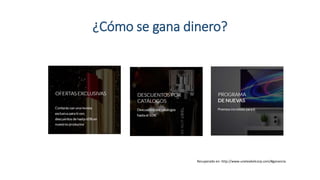 ¿Cómo se gana dinero?
Recuperado en: http://www.uneteabelcorp.com/#ganancia
 