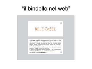 “il bindello nel web” 