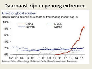 Daarnaast zijn er genoeg extremen
 