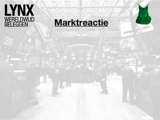 Marktreactie
 