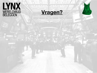 Vragen?
 