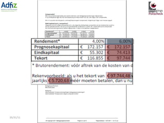 05/31/11 Gerard van Santen, partner Beleggingspolischeck 