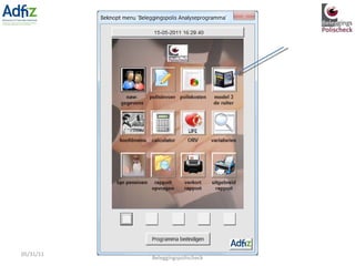 05/31/11 Gerard van Santen, partner Beleggingspolischeck 