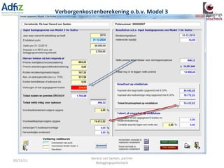 05/31/11 Gerard van Santen, partner Beleggingspolischeck Verborgenkostenberekening o.b.v. Model 3 
