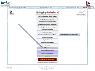 05/31/11 Gerard van Santen, partner Beleggingspolischeck 