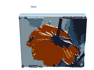 2.Clasificador de diapositiva: te muestra las diapositivas mas pequeñas y puede cambiarla de lugar  Norma: Pone tu diapositiva en tamaño normal Menú 