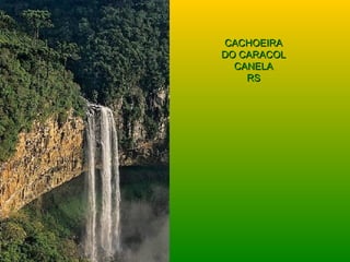 CACHOEIRA DO CARACOL CANELA RS 