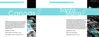 Belezas Gaúchas • 35

                                   Feiras do Livro                Feiras do Livro




                                                              Santa
        Canoas                                                  Maria
                                                                A ascensão da Feira do Livro de Santa Maria é comprovada
                                                                em números. Nos 16 dias da edição de 2012, foram
Realizada sempre em junho, mês de aniversário da cidade, a      comercializados 54.190 exemplares. Ao seguir a tradição
Feira do Livro de Canoas cresce ano a ano. Com 40 bancas,       gaúcha de realizar este tipo de evento a céu aberto, é mais
28 livreiros e mais de 300 atividades culturais ligadas aos     uma a contribuir para a democratização da leitura, com
livros, já é considerada a segunda maior Feira do Livro do      programação estimulante para adultos e crianças. Além
Estado. Entre os destaques está a Linha de Leitura, um          dos diversos espetáculos infantis, o Espaço dos Tijolos
ônibus adesivado com o logotipo da feira que circula por        Amarelos reúne grande número de futuros leitores. Nem só
diversos bairros da cidade levando atrações culturais e         de histórias vive esta festa dos livros. A música também é
divulgando o evento.                                            um dos pontos fortes, com forte programação na praça.

Quando? 01/06 a 16/06                                           Quando? 28/04 a 13/05

Onde? Calçadão e Praça da Bandeira - Centro                     Onde? Praça Saldanha Marinho

Informações: feiradolivrocanoas.blogspot.com.br                 Informações: feiradolivrosm.com.br
 