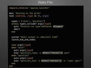 Rake File
 