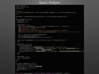 Spec Helper
 