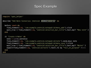 Spec Example
 