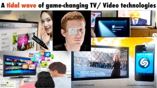 A tidal wave of game-changing TV/ Video technologies
 