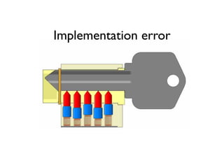 Implementation error
 