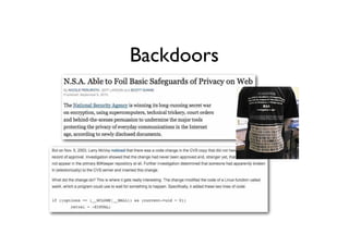 Backdoors
 
