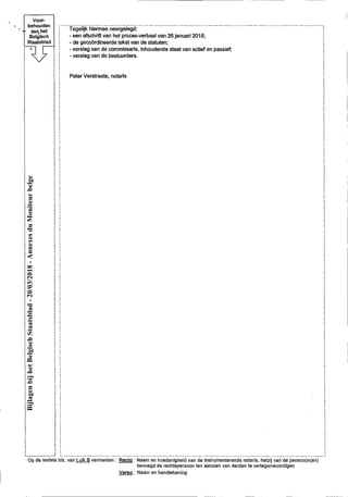 BijlagenbijhetBelgischStaatsblad-20/03/2018-AnnexesduMoniteurbelge
 