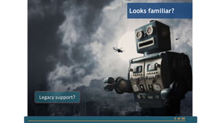 Looks familiar?

Legacy support?

3 of 20

 