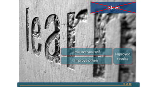 Island

Improve yourself
Improve others

Improved
results

9 of 20

 