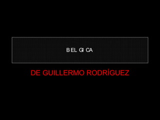 BELGICA DE GUILLERMO RODRÍGUEZ 