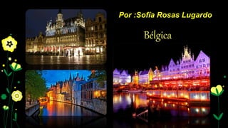 Bélgica
Por :Sofía Rosas Lugardo
 
