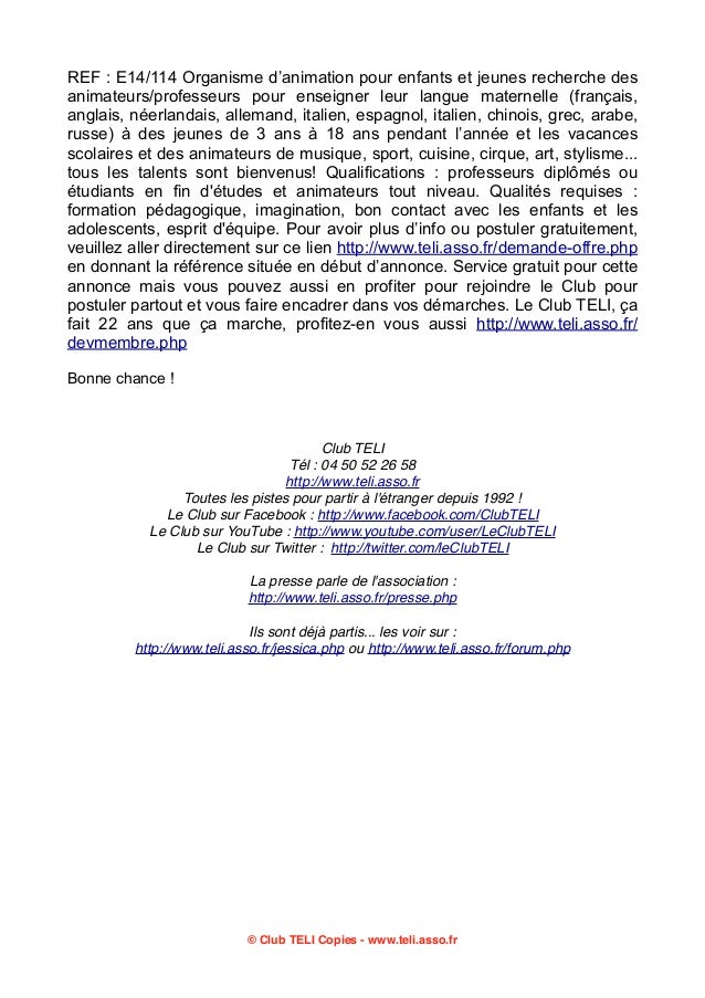 Lettre De Motivation Job étudiant En Neerlandais