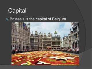 Capital
   Brussels is the capital of Belgium
 