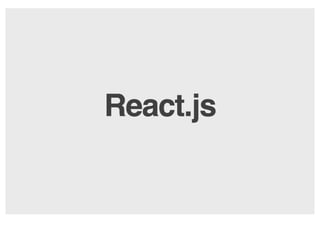 JS Belgrade Meetup #4: Intro to React.js by Aleksandar Simovic