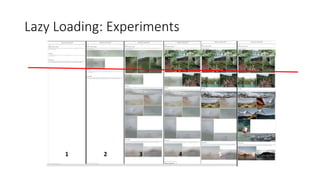 Lazy Loading: Experiments
 